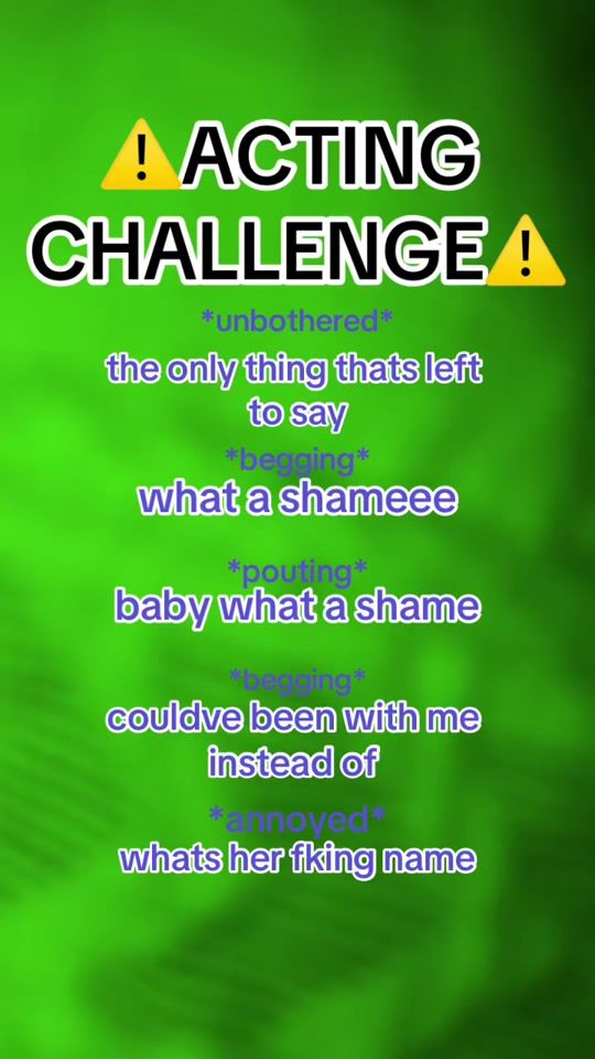 TikTok video thumbnail by actingtok6