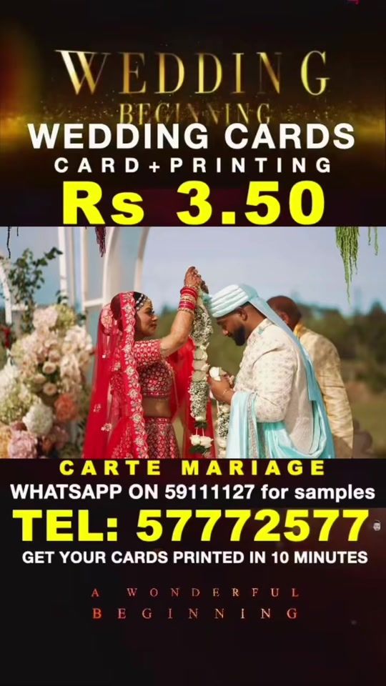 TikTok video thumbnail by weddingcardsmauritius