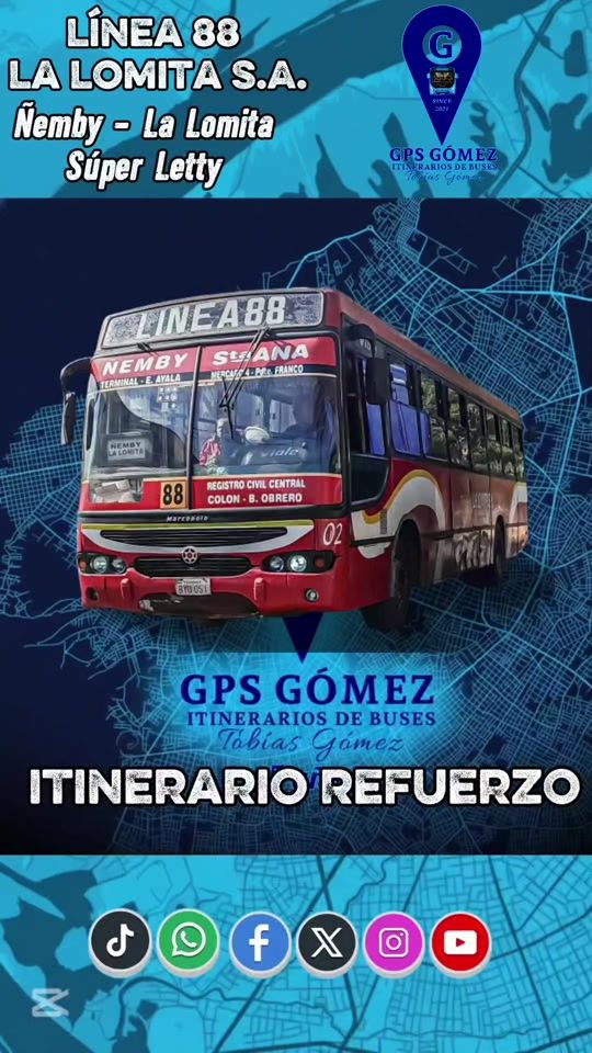 TikTok video thumbnail by gps_gomez_itinerarios_py