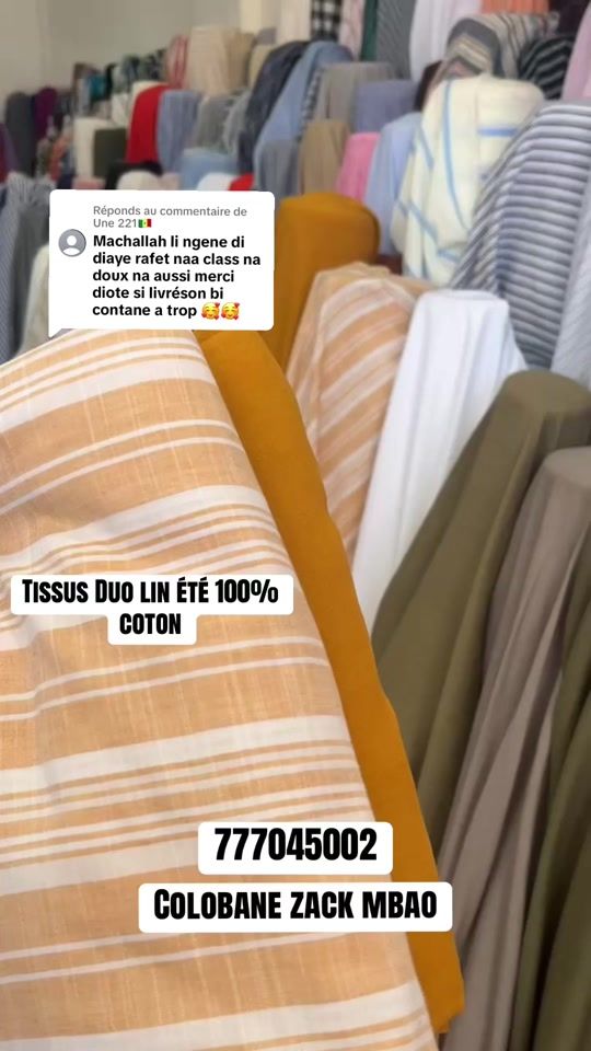 TikTok video thumbnail by abdou.tissus.colobane
