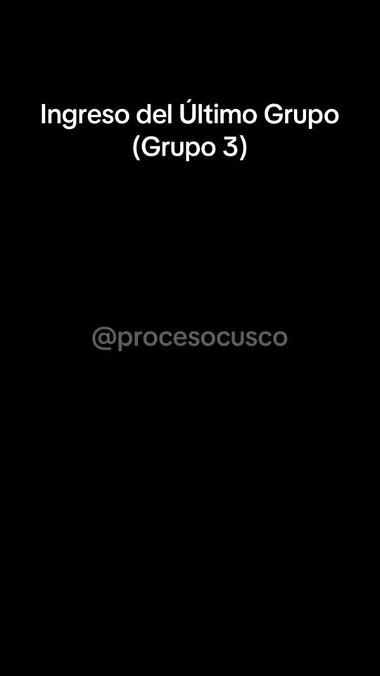 TikTok video thumbnail by procesocusco