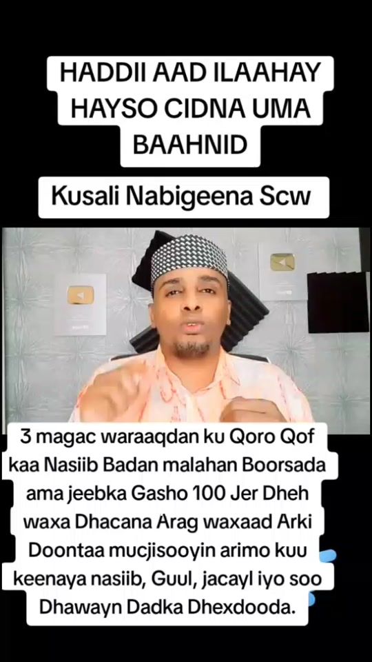 TikTok video thumbnail by sidiiqmusemaxamed