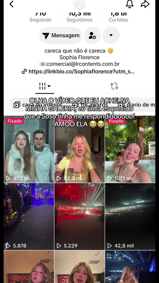 TikTok video thumbnail by _millenagodinho