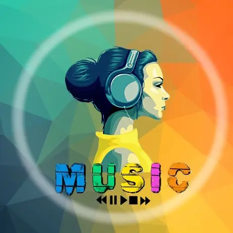 обложка для ремикса. обложки электронной музыки. колір музики remix. красивая девушка диджей. девушка в наушниках танцует.